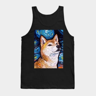 Shiba Inu Night 2 (Portrait) Tank Top